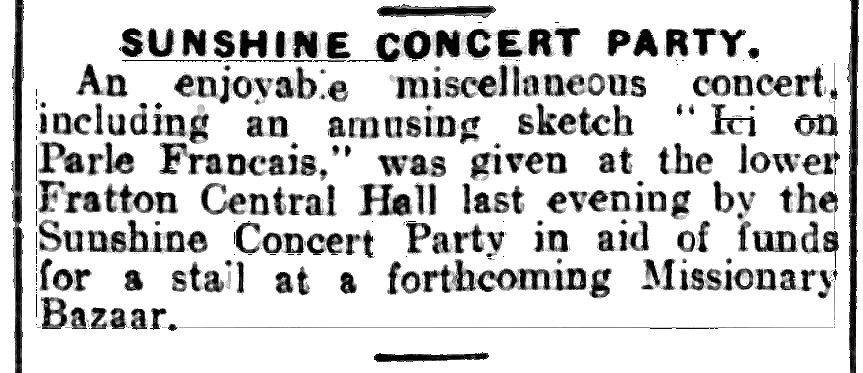 Thursday 25 September 1930 sunshine